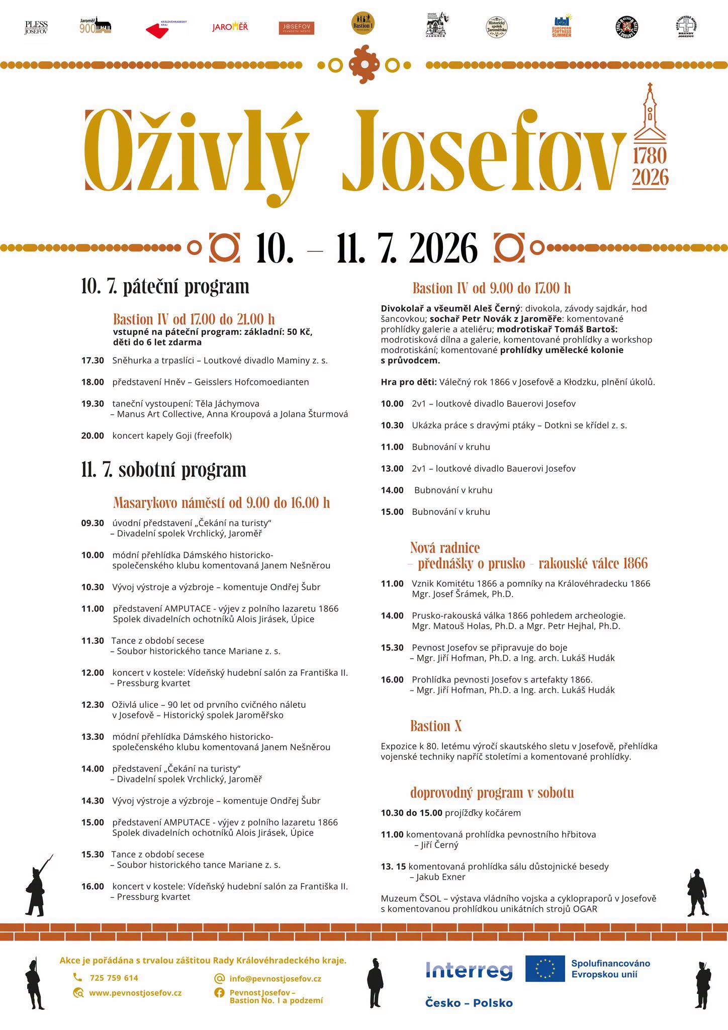 Oživlý Josefov 2026
