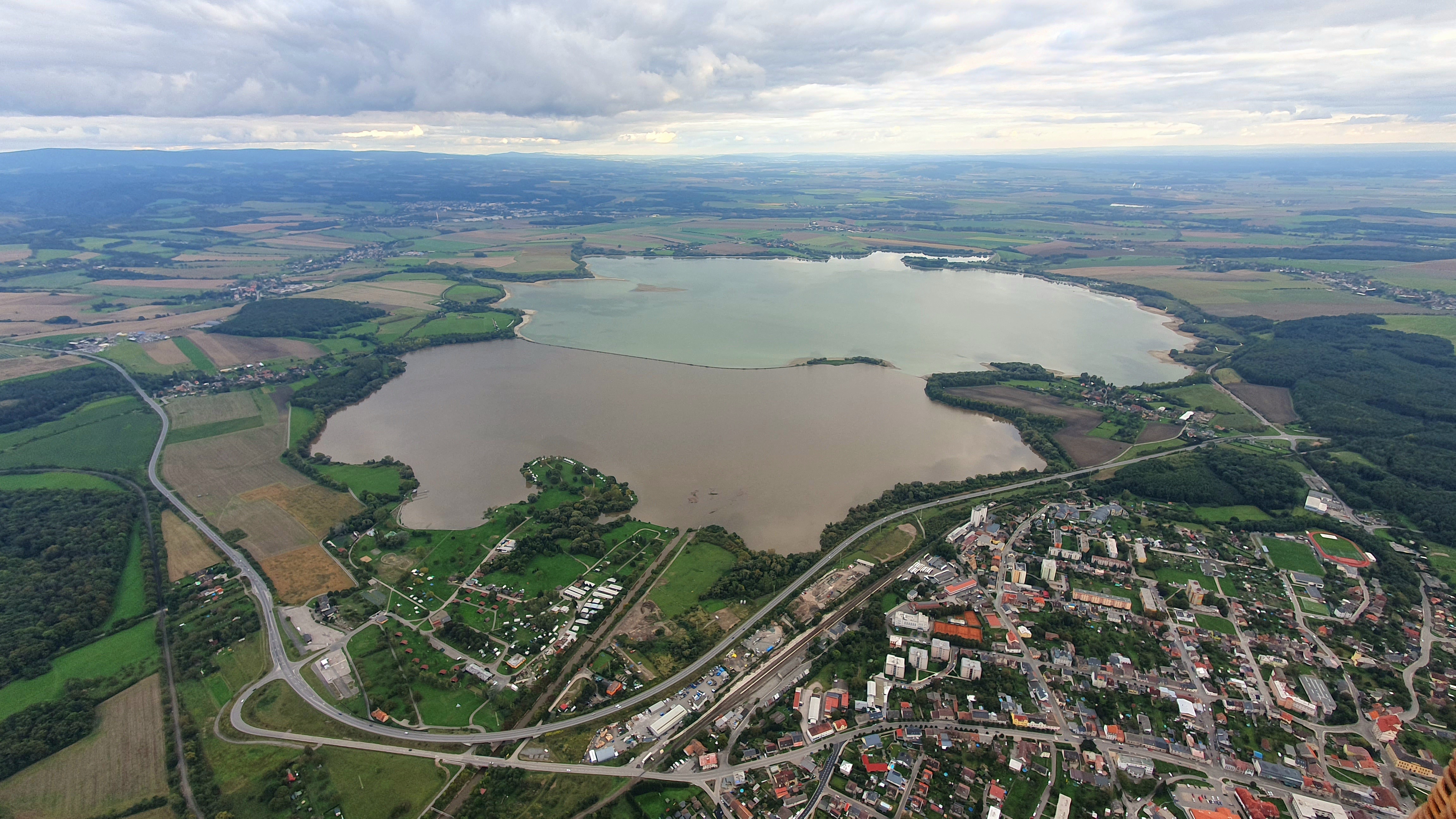 Nová cyklostezka okolo vodní nádrže Rozkoš